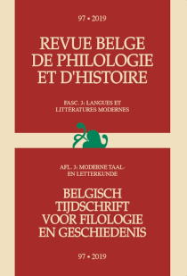 Cover Revue Belge de Philologie et d'Histoire